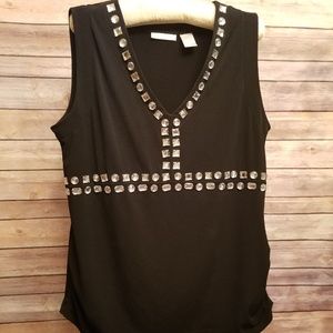 Bejeweled blouse